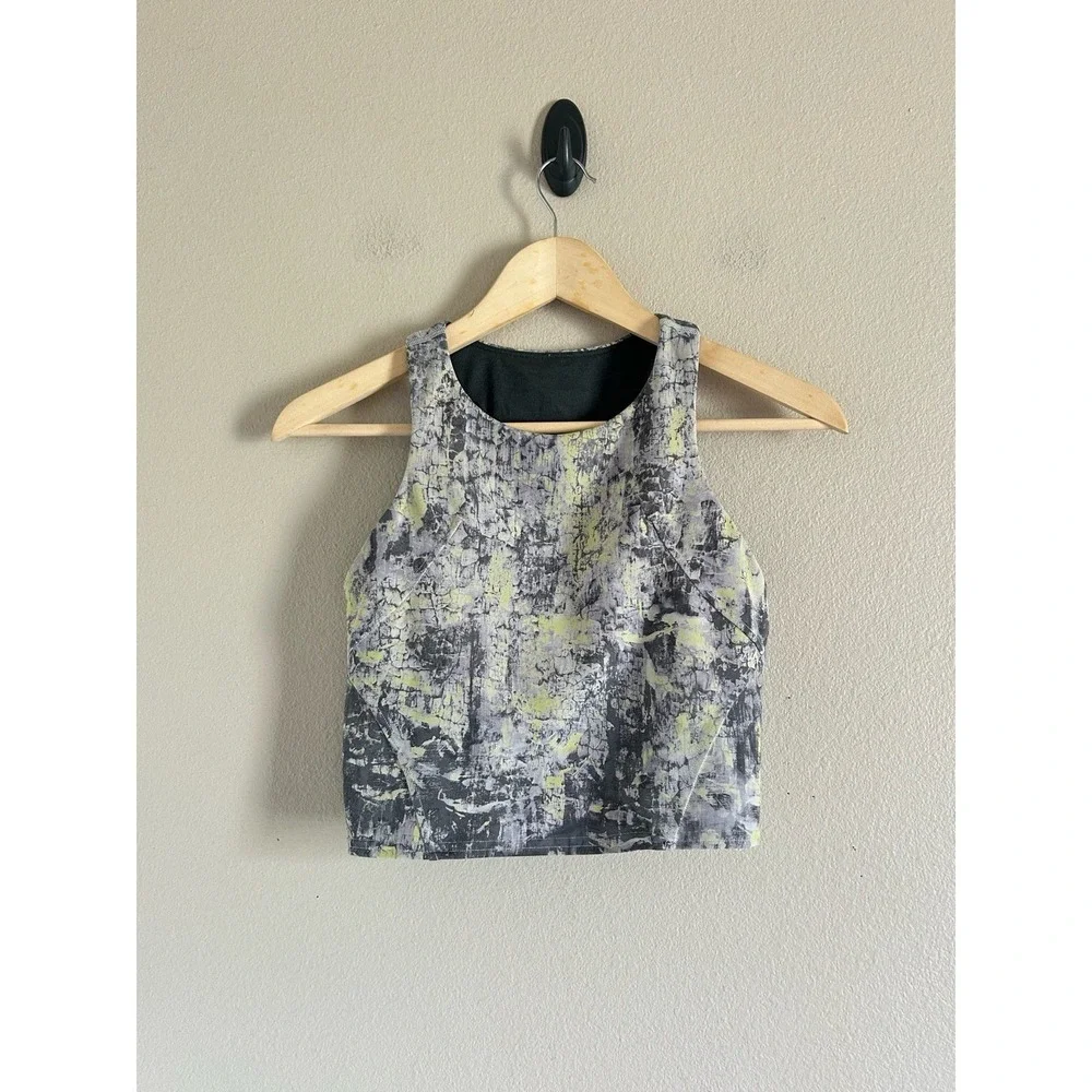 Lululemon Wunder Train Long Line Bra EVERLUX Size 4‎ Cedar CFSM